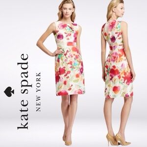 Kate Spade New York Giverny Floral Bowden Sleeveless
Sheath Dress. Size 6